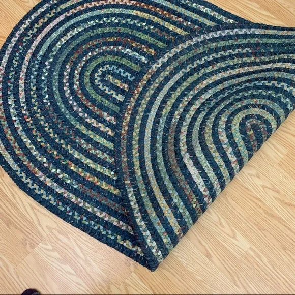 COPY - Braid Rug Amish handmade oval 3-5 feet rag rug